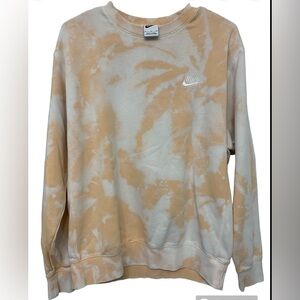 Nike Sweatshirt Crewneck Tie dye Size Medium custom